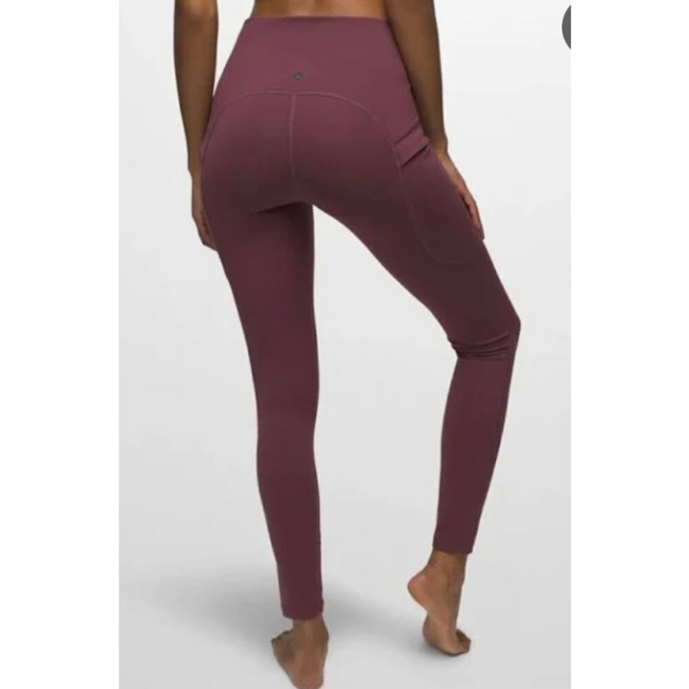 NWT prAna Chakara 7/8 Leggings Women's Pocket Legging Mulberry XS - Picture 5 of 5